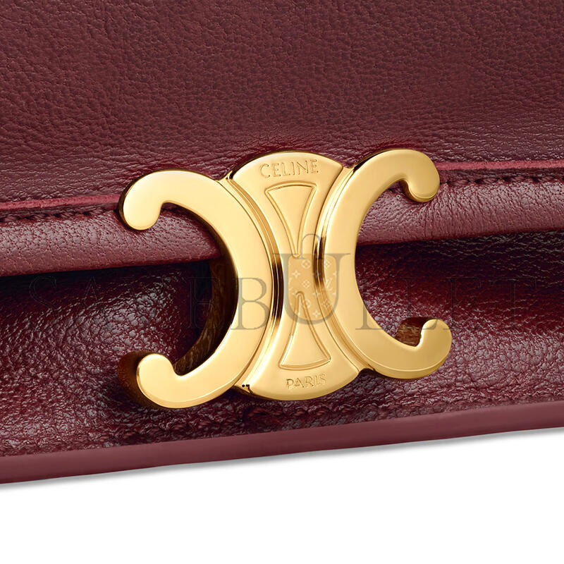 ce1i*e soft triomphe besace in S*pple shiny lambskin 123632t88.28po (34*25*13cm)